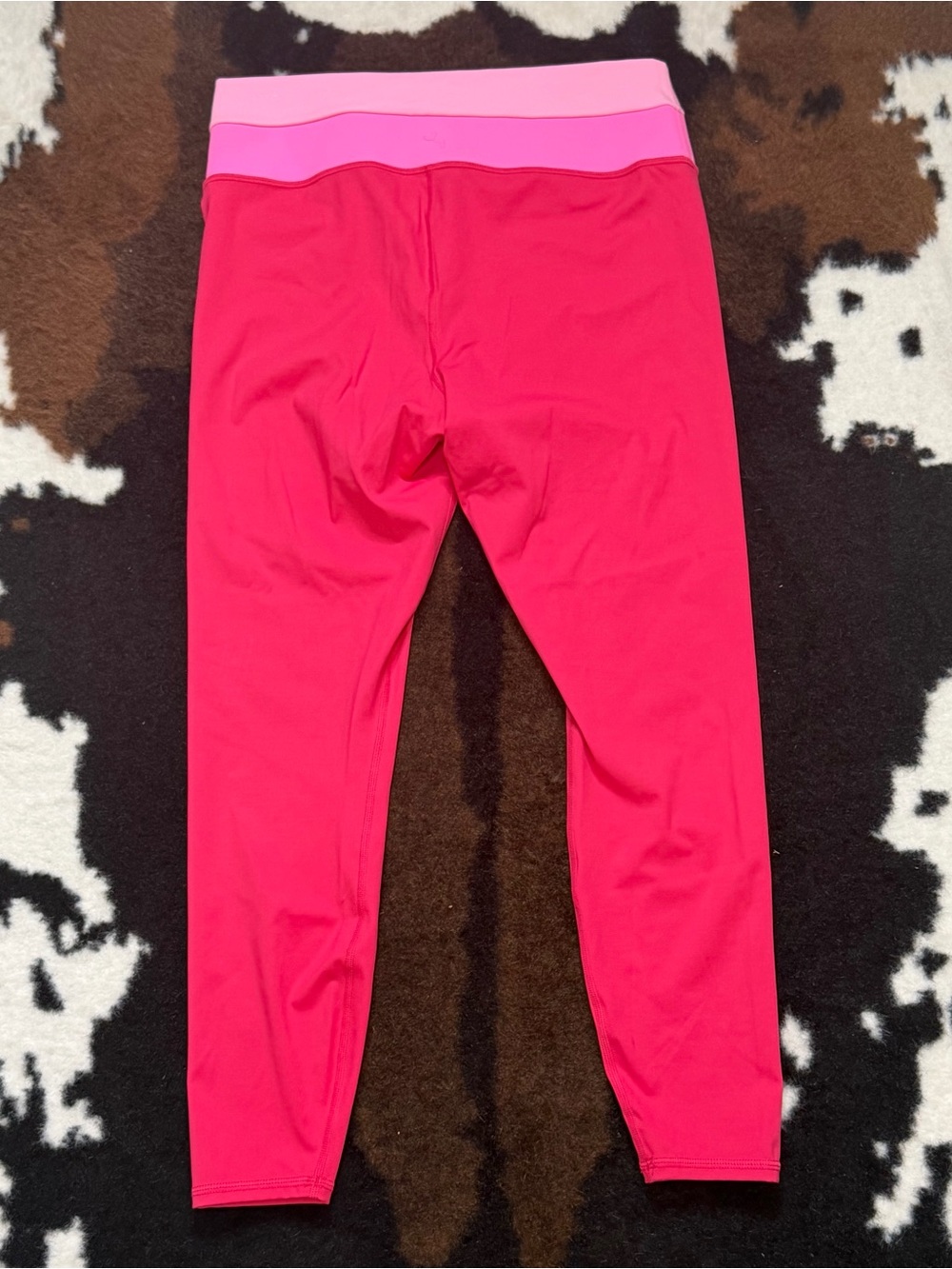 JoyLab Pink Colorblock High Rise Leggings Women’s Large Full Length Activewear - Picture 5 of 9